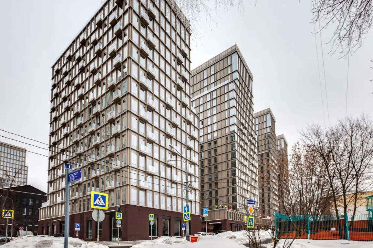 фасад дома, здание по адресу г Москва, ул Костикова, д 4 к 4